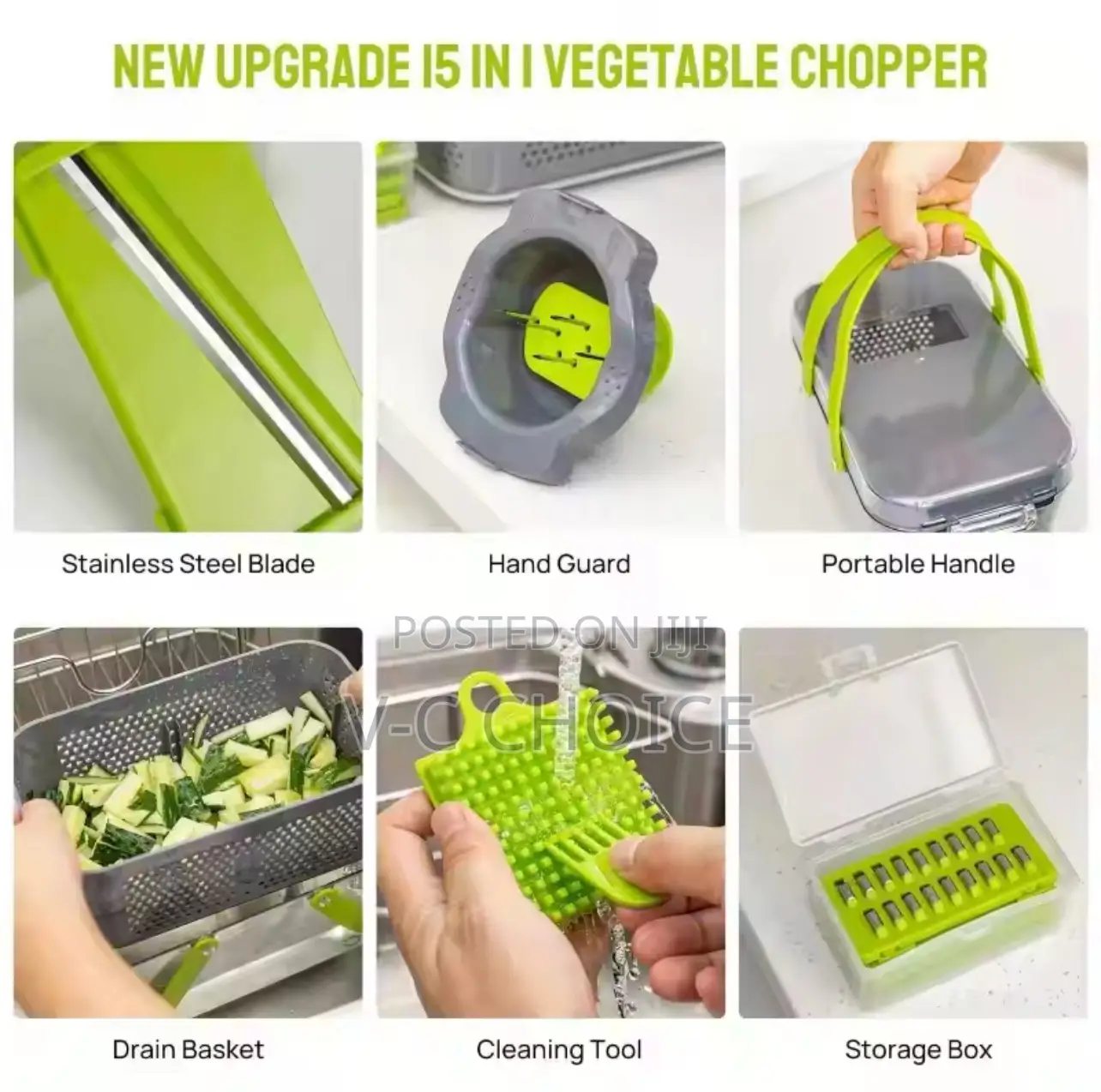 Multifunctional Vegetable Chopper Handle Food Grinder