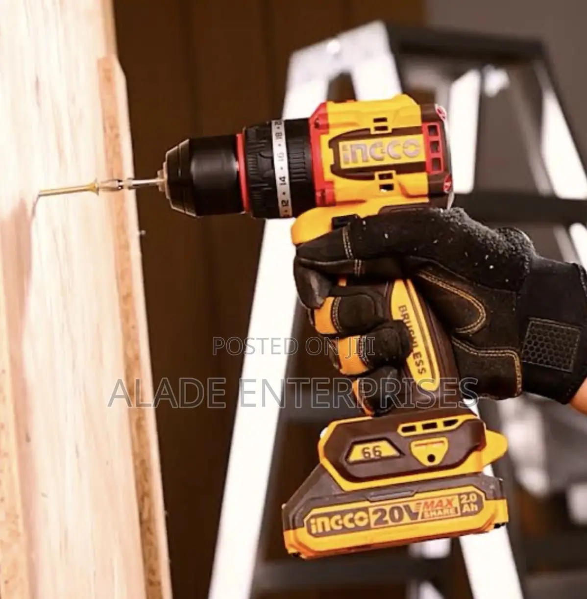 Impact Compact Brushless Impact Cordless 20V 66nm Ingco 13mm