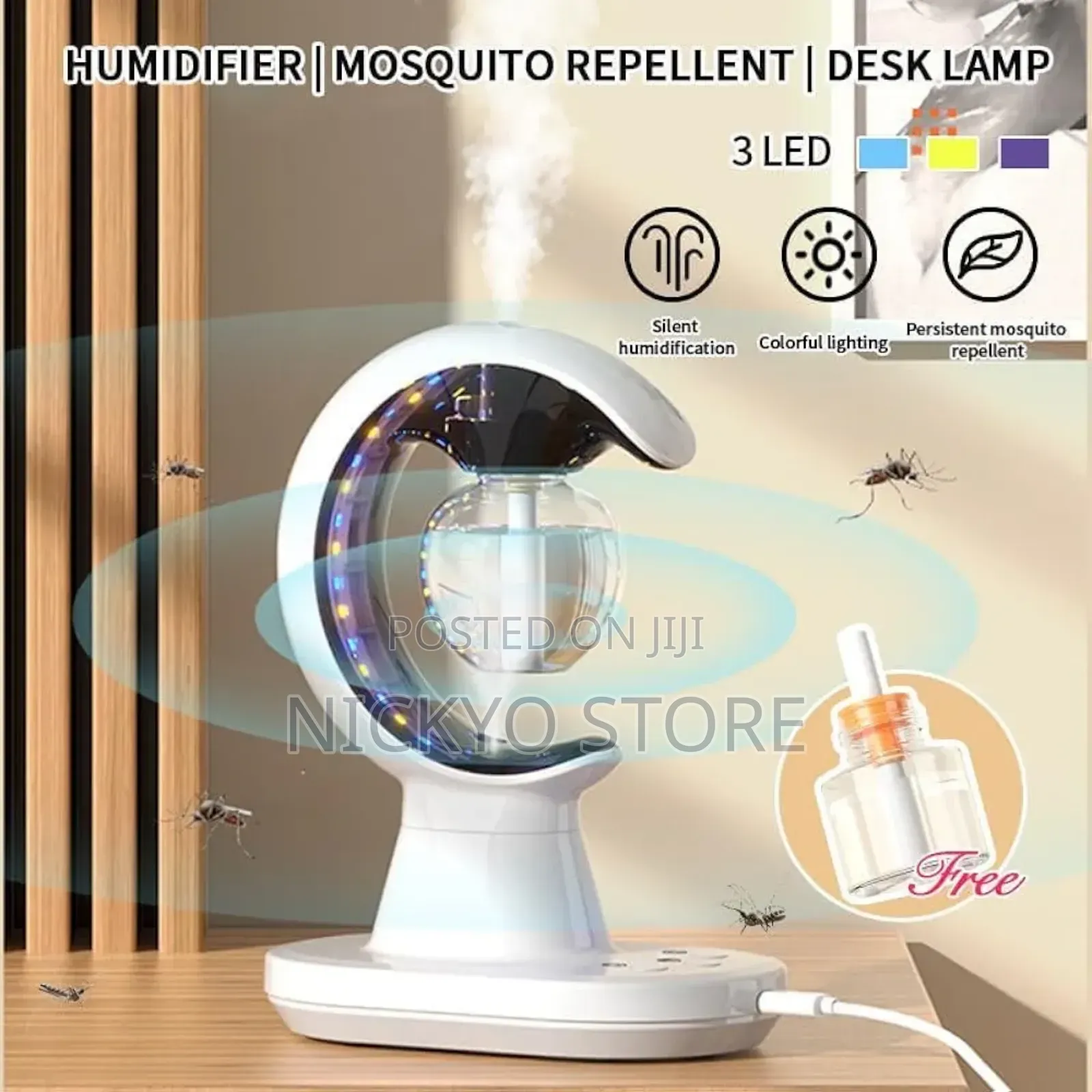 Electric 2-in-1 Air Humidifier and Mosquito Repellent