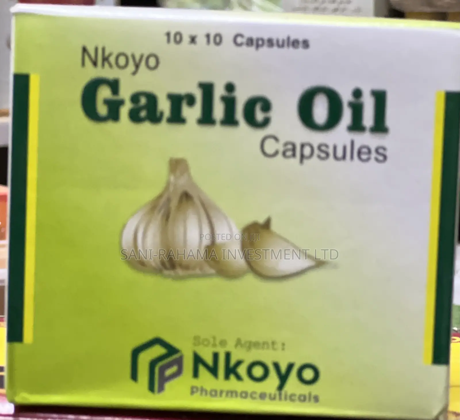 Garlic Oil Capsules ( Nkoyo Garlic Capsules Oil ).