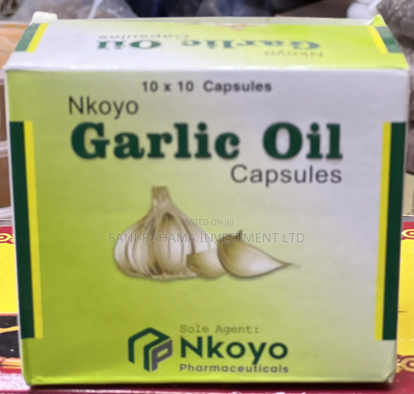 Garlic Oil Capsules ( Nkoyo Garlic Capsules Oil ).