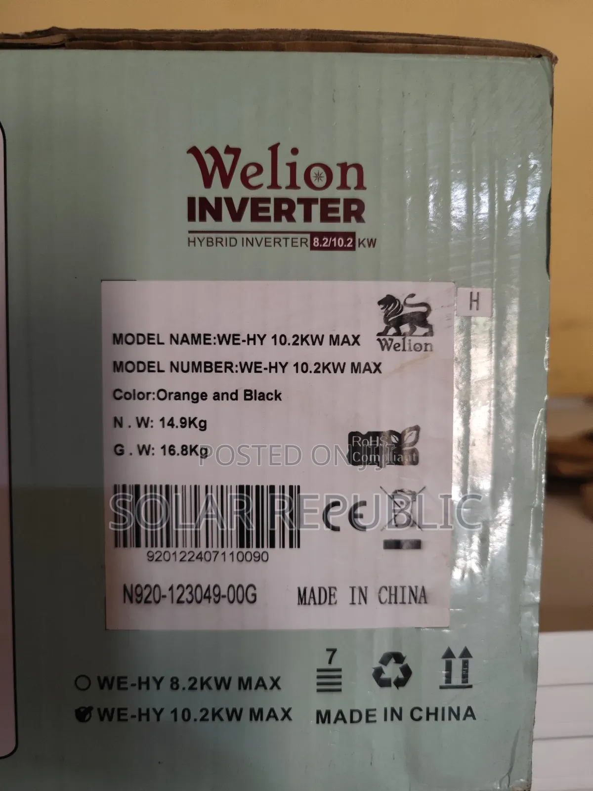 Welion 10kva Solar Inverter