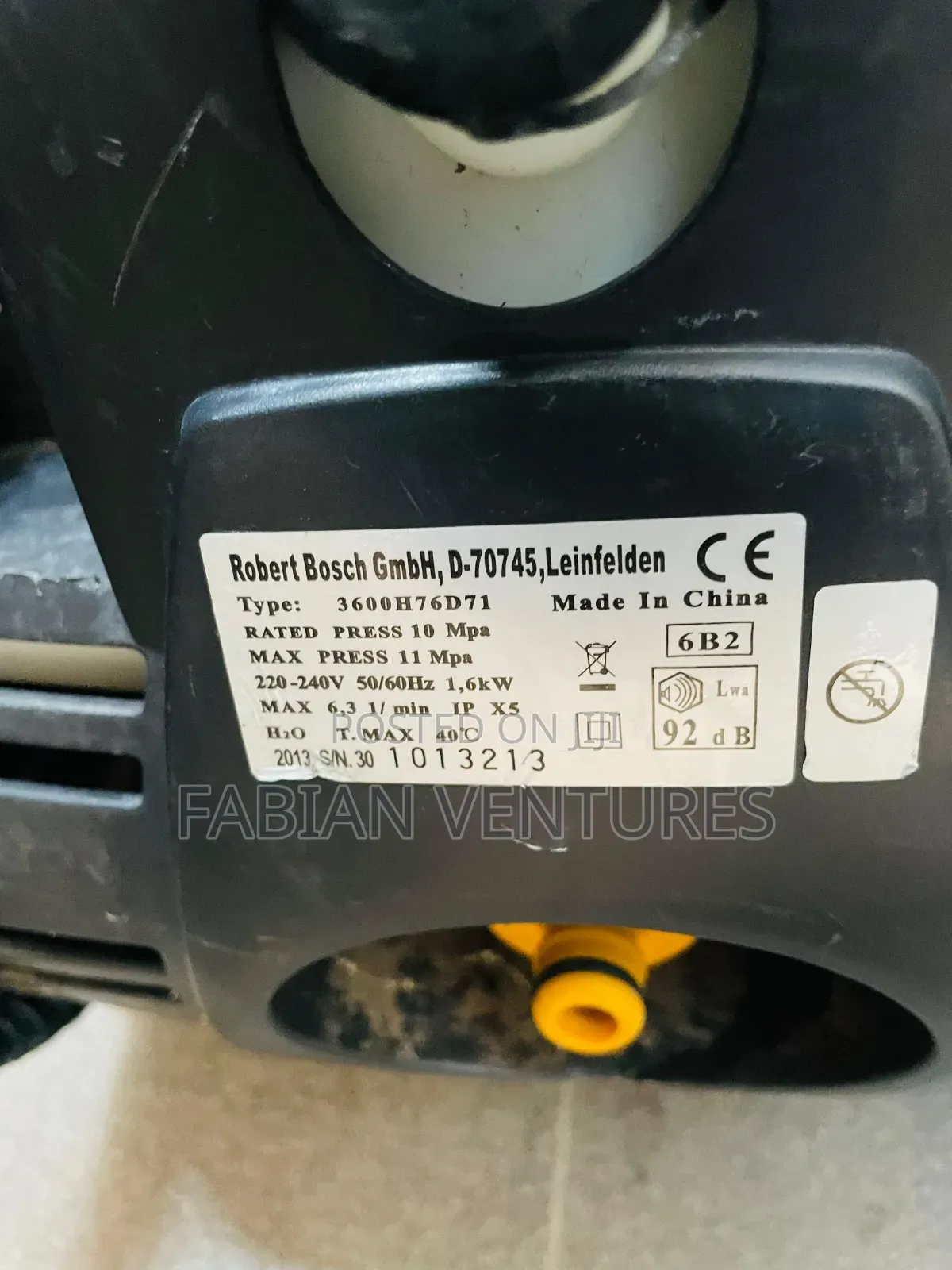 Standard Electric Car Wash =BOSCH