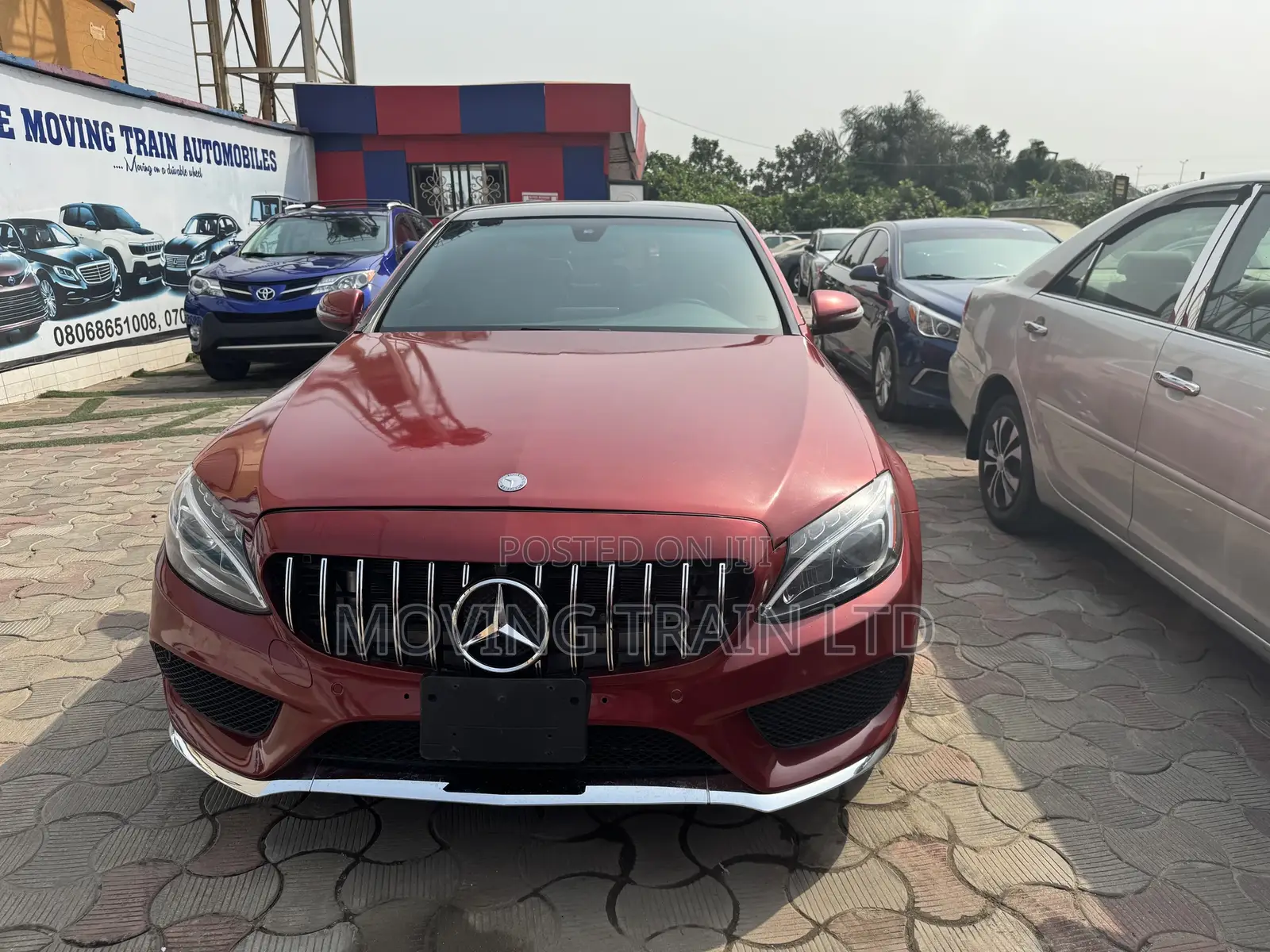 Mercedes-Benz C300 2018 Burgundy