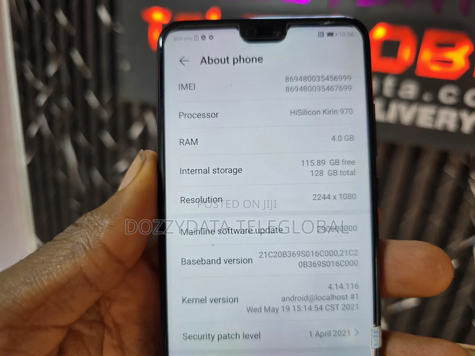 Huawei P20 128 GB Black