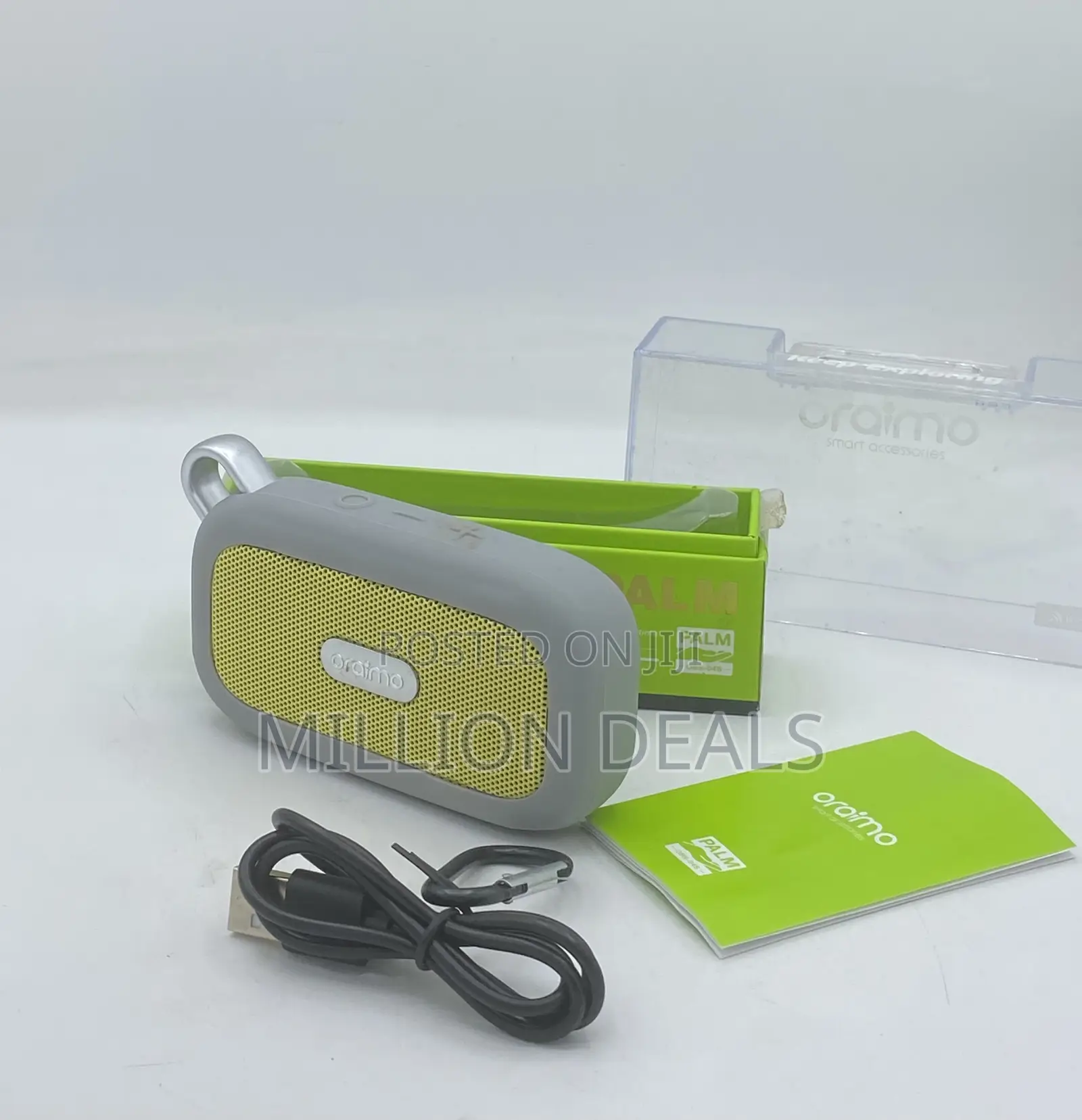 Simple Oraimo Mini Music in Palm Speaker Grey