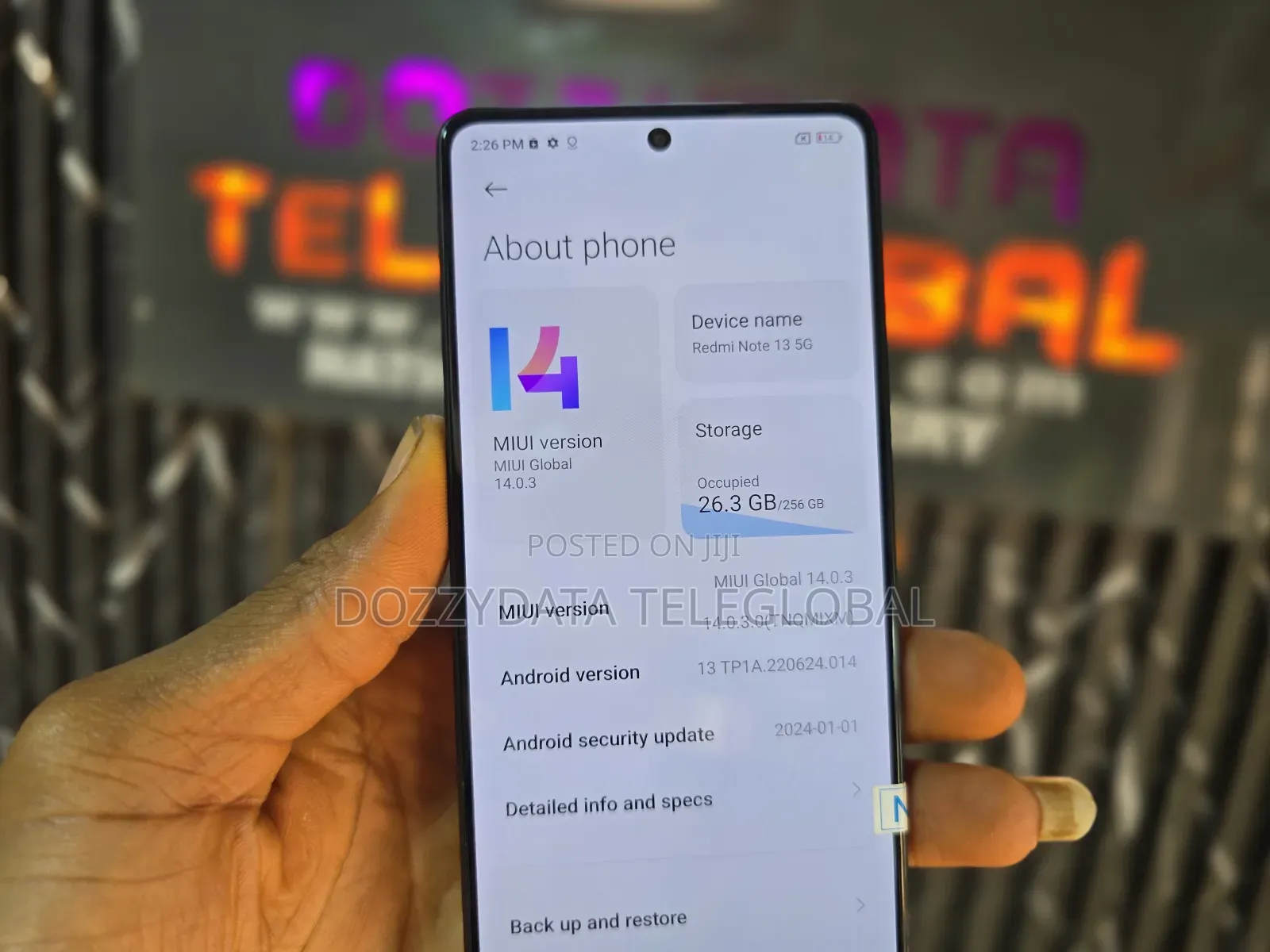 Xiaomi Redmi Note 13 256 GB Black