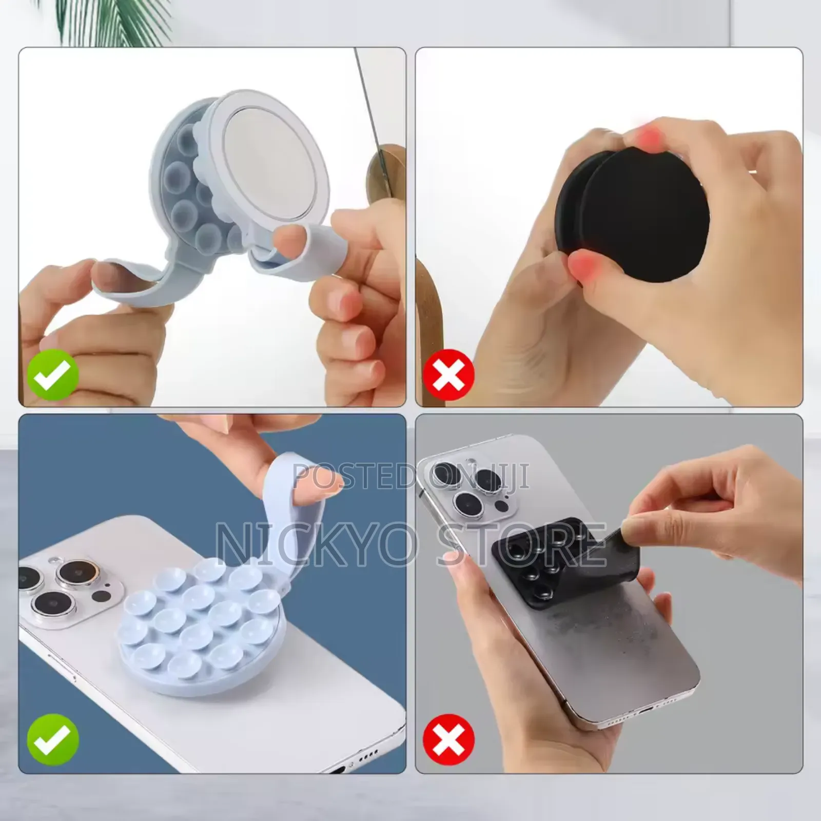 Suction Cup Magnetic Phone Mount