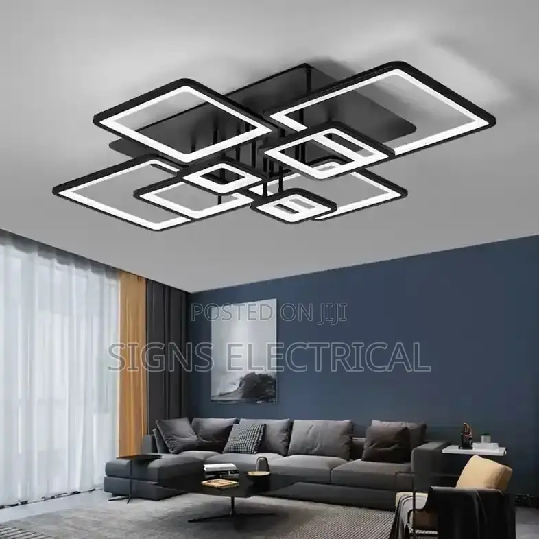 Modern Chandelier Nordic Semi Flush Mount Ceiling Lamp