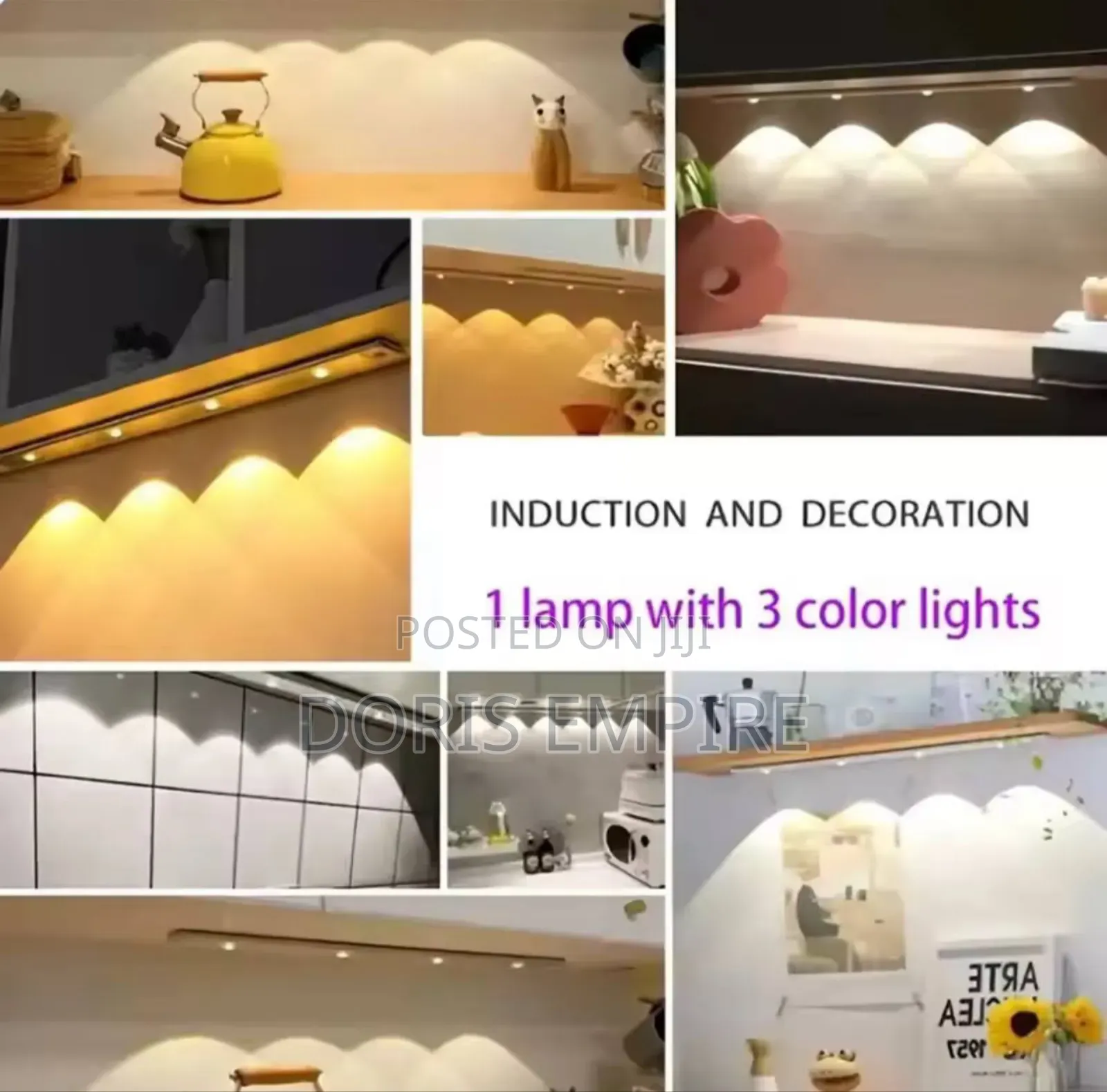 LED Cabinet Light USB Rechargeable Motion Sensor