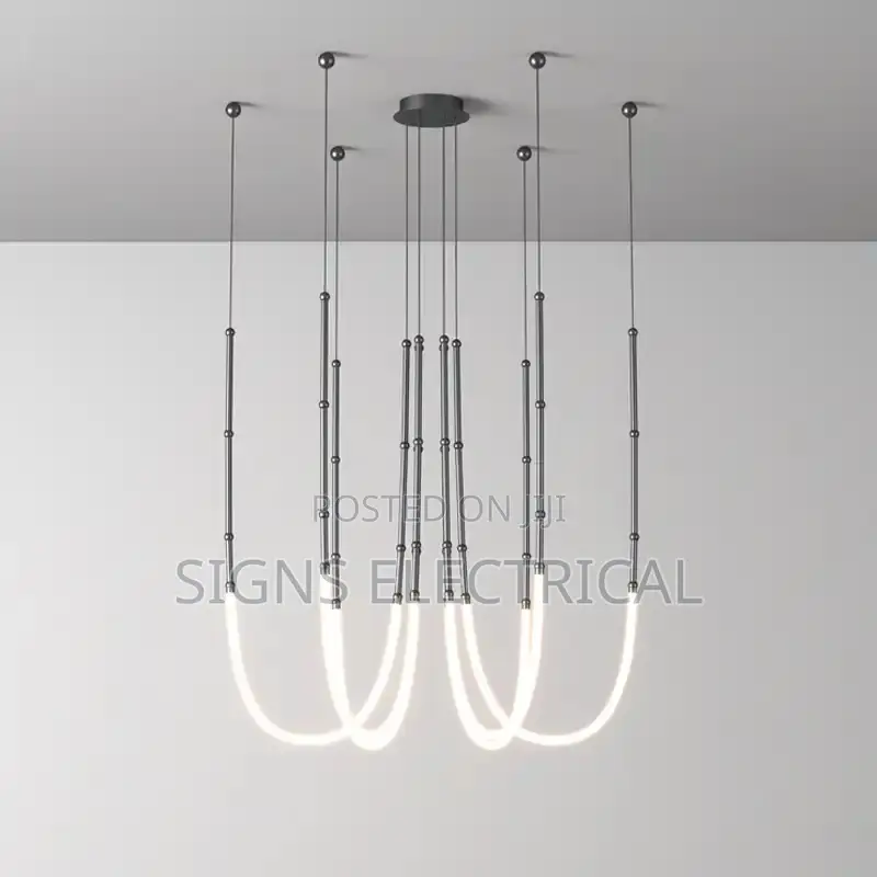 Stainless Steel Minimalism Designer Lustre Hanging Lamps
