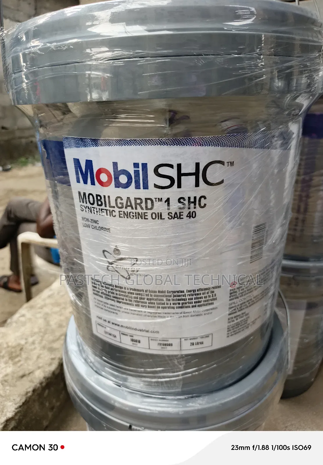 Mobilgard SHC 1 Synthetic Engine Oil 20L