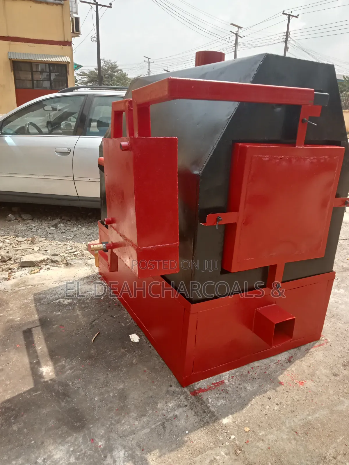 Large Charcoal Carboniser Unit