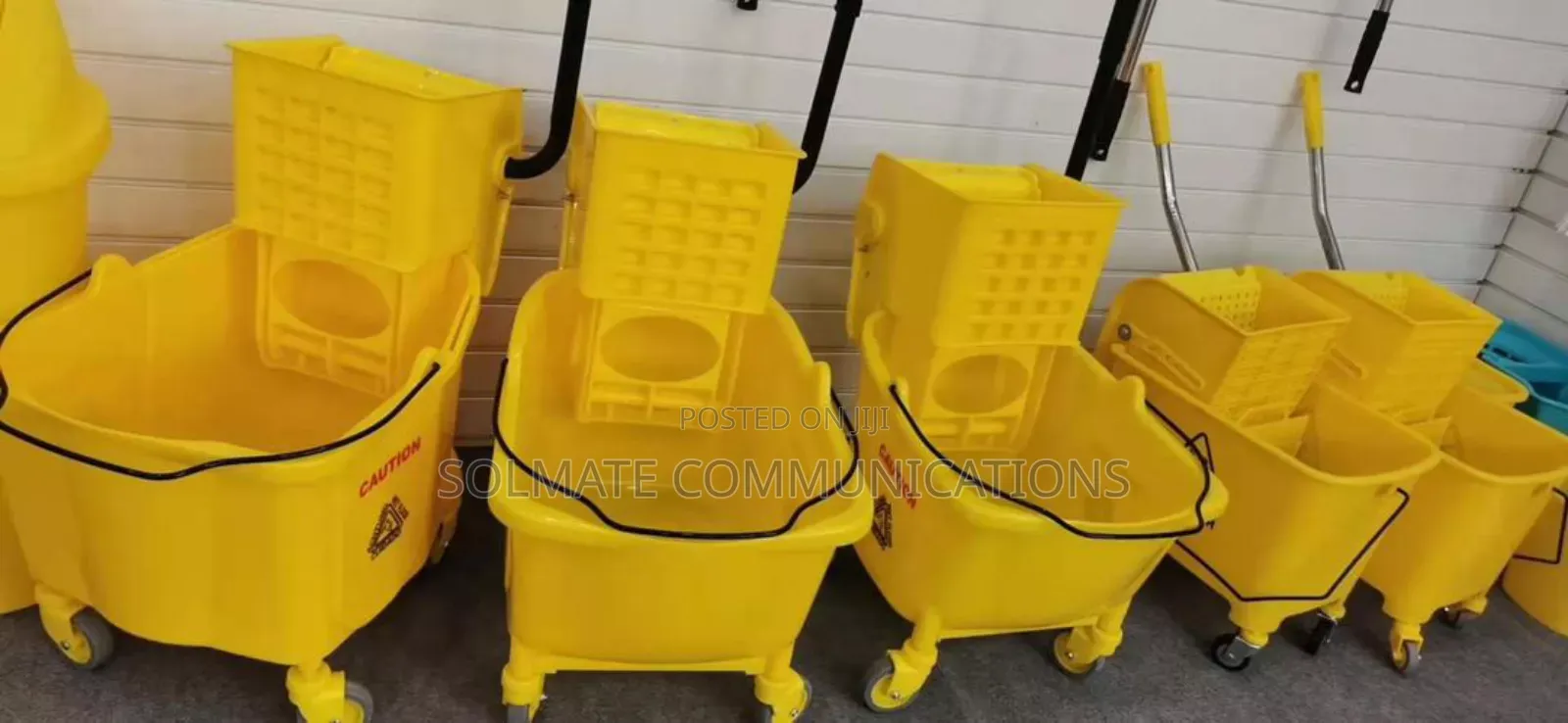 Quality Commercial Mob Bucket With Wringer Trolley