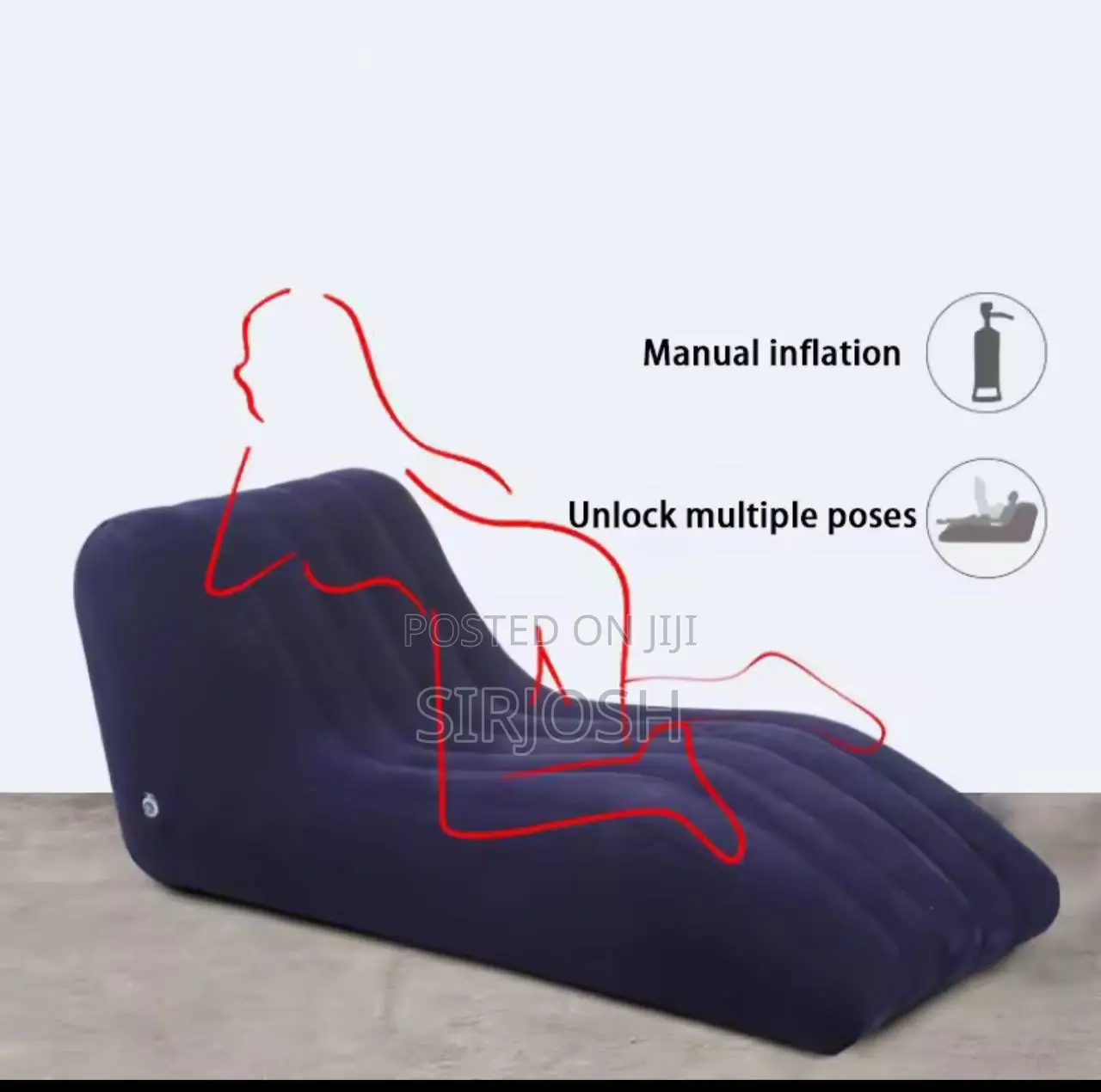 S- Shape Inflatable Sofa