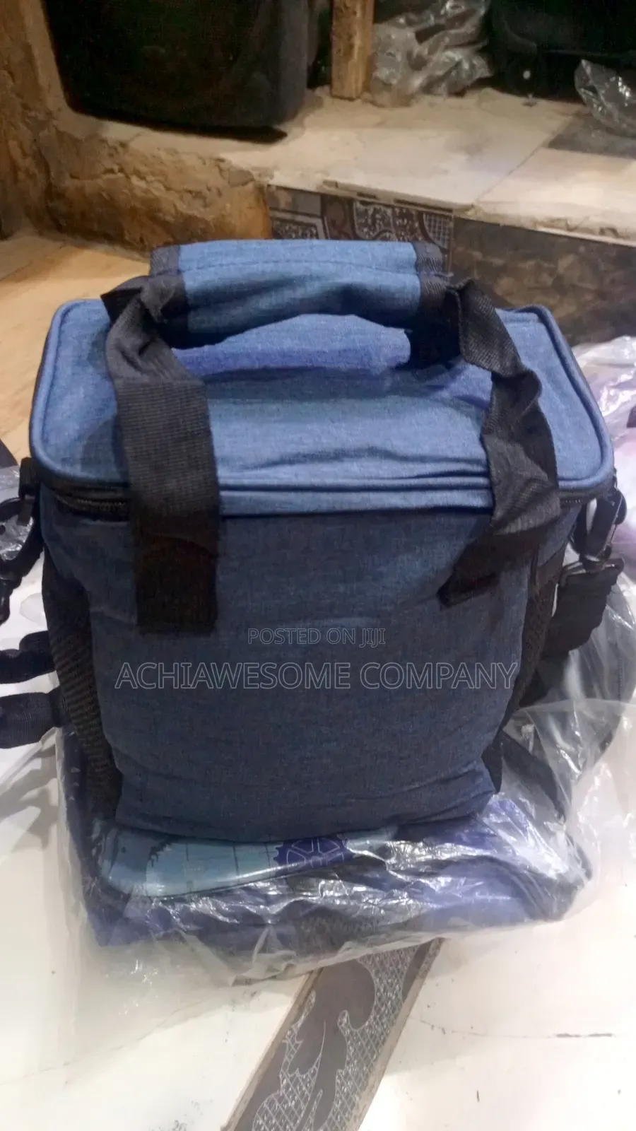 Blue Hp Lunch Bag