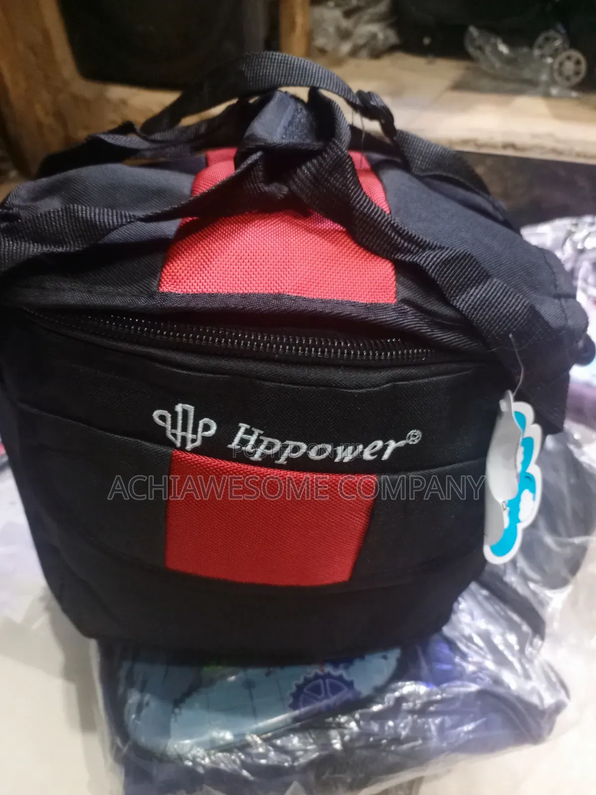 Red And Black Hp Power Lunch Bag