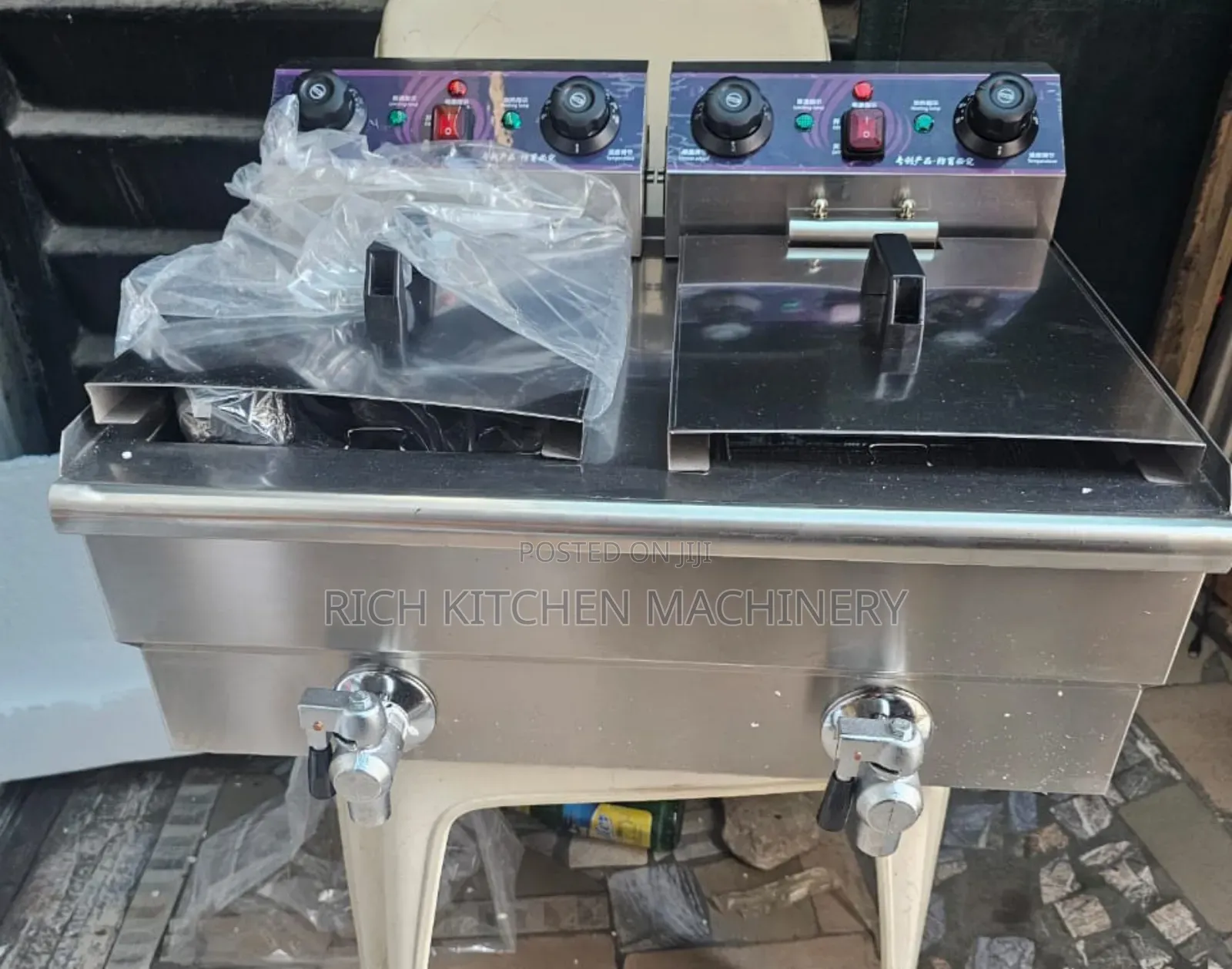 Electric Double Deep Fryer
