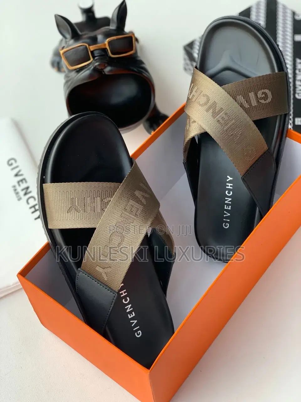 Original Givenchy Leather Slippers in 3 Colorways
