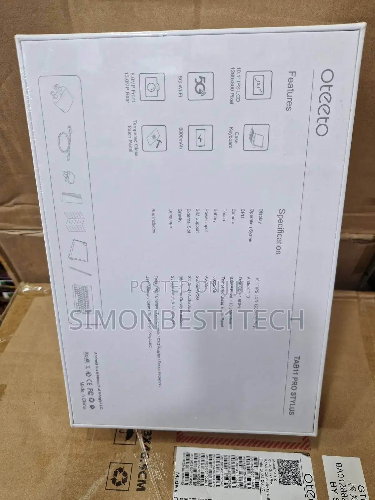 New Oteeto TAB 11 Pro 512 GB Gray