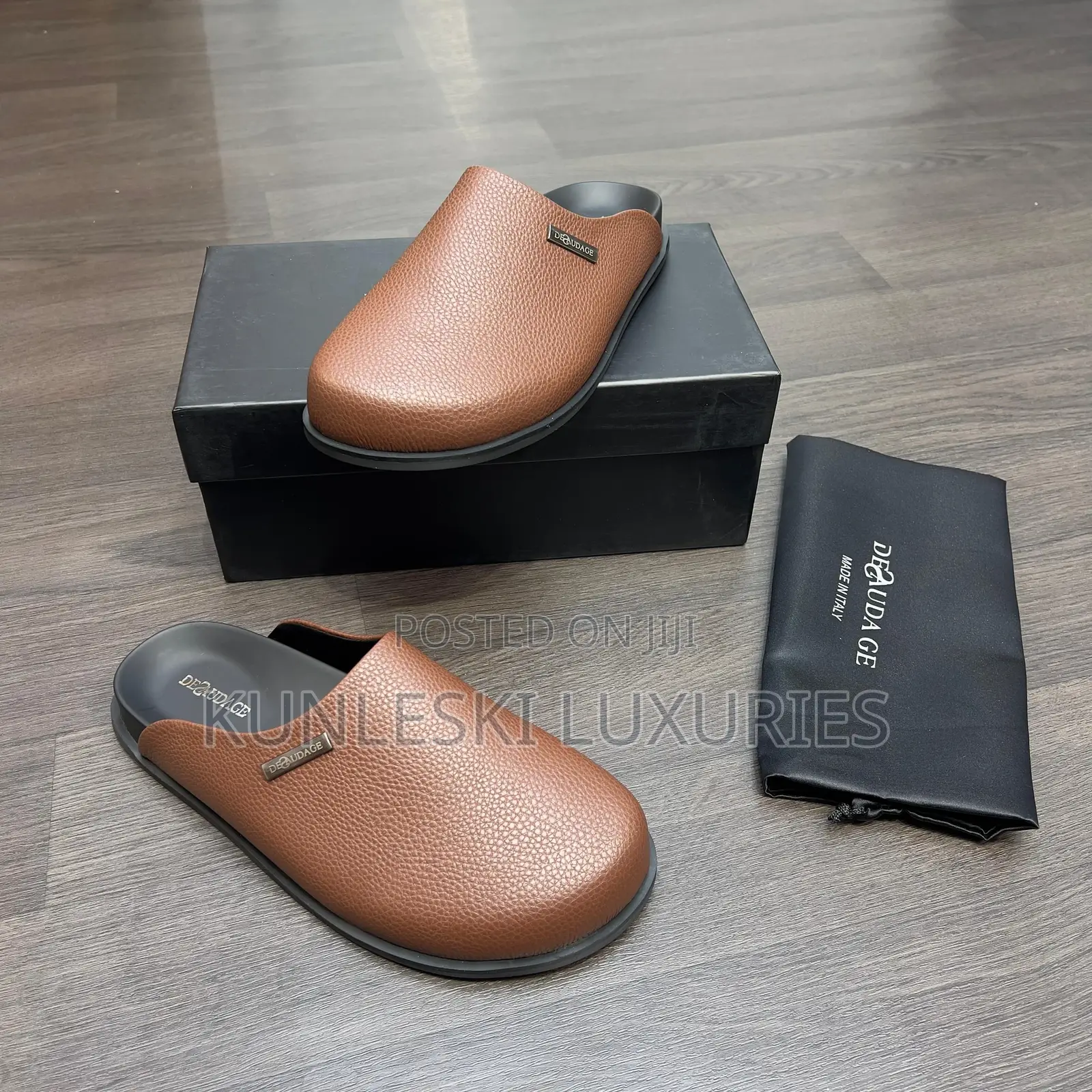 Original Desaudage Leather Half Shoe Collection in 3 Colors