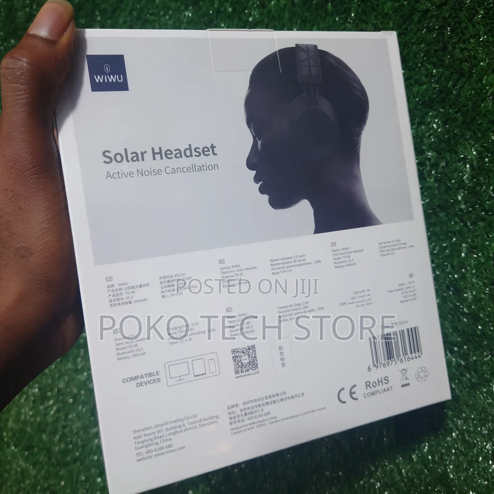 Wiwu Solar Wireless Headphone