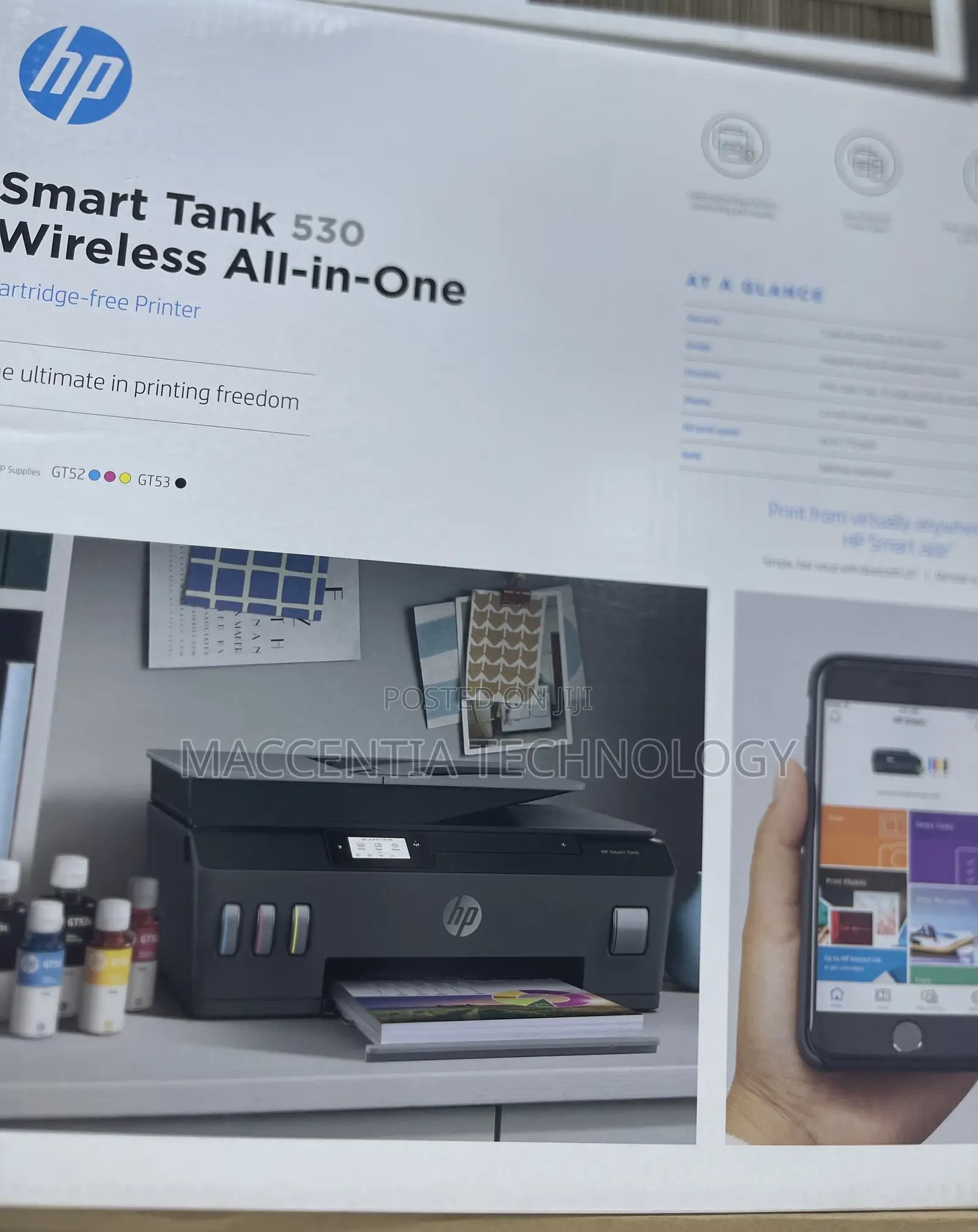 Hp Smart Tank 530 Wireless Printer