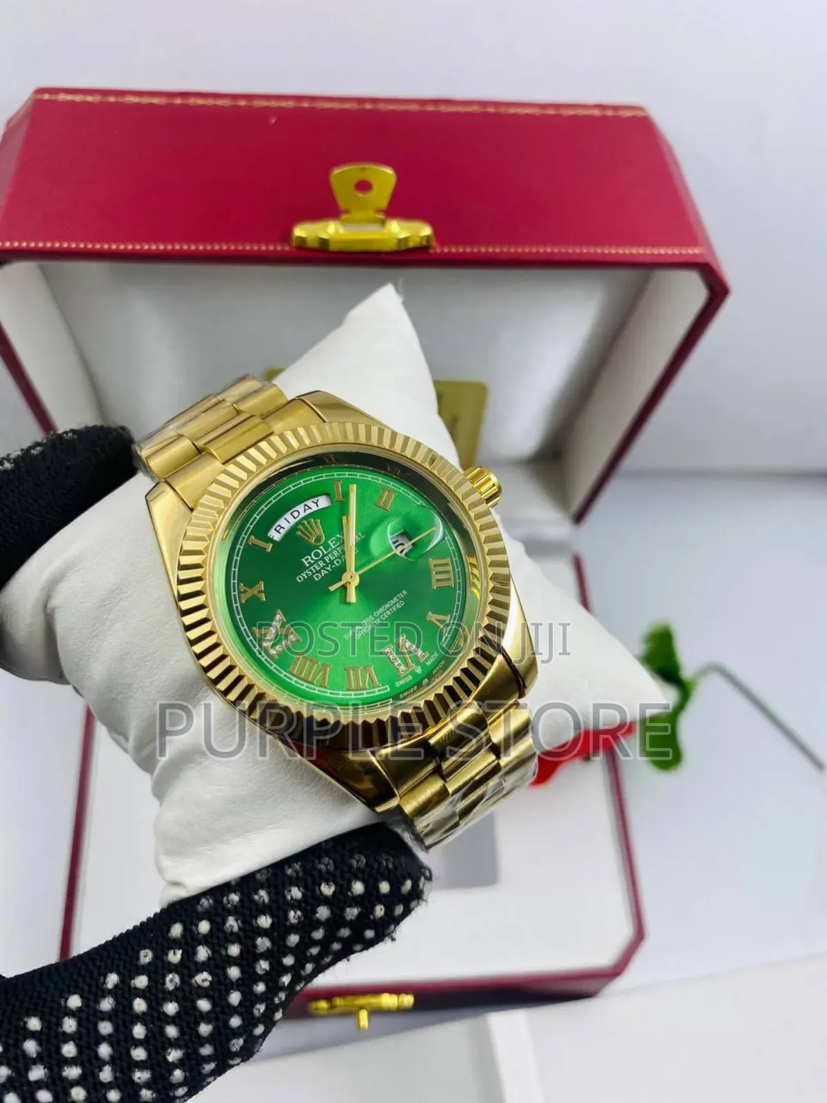 Rolex Full Date ○ Wristwatch Gold