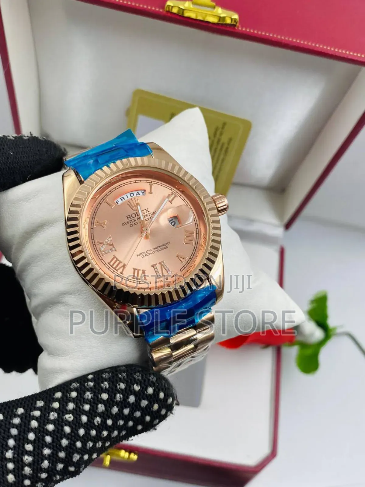 Rolex Full Date ○ Wristwatch Gold