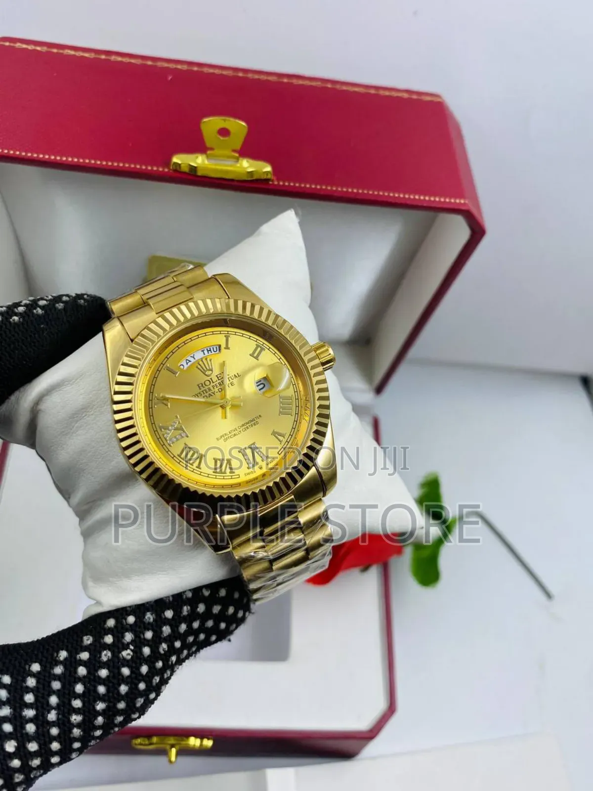 Rolex Full Date ○ Wristwatch Gold