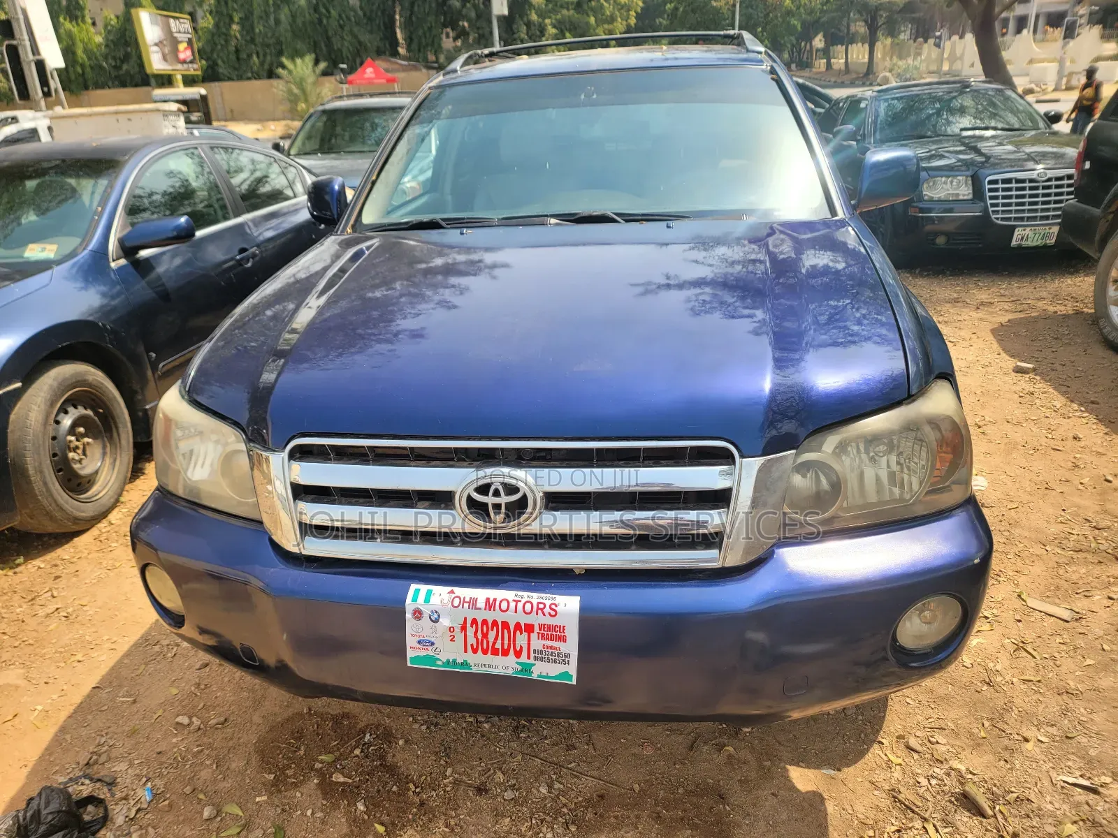 Toyota Highlander V6 AWD 2004 Blue