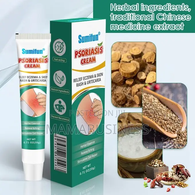 Sumifun Psoriasis Cream for Relief Ezcema Skin Rash -20g