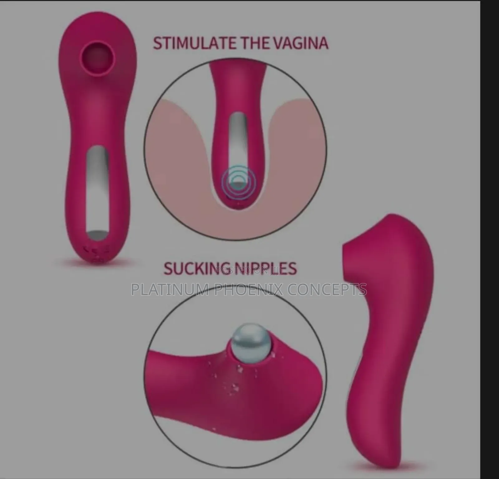 Vacuum Clitoris Suckling Vibrator