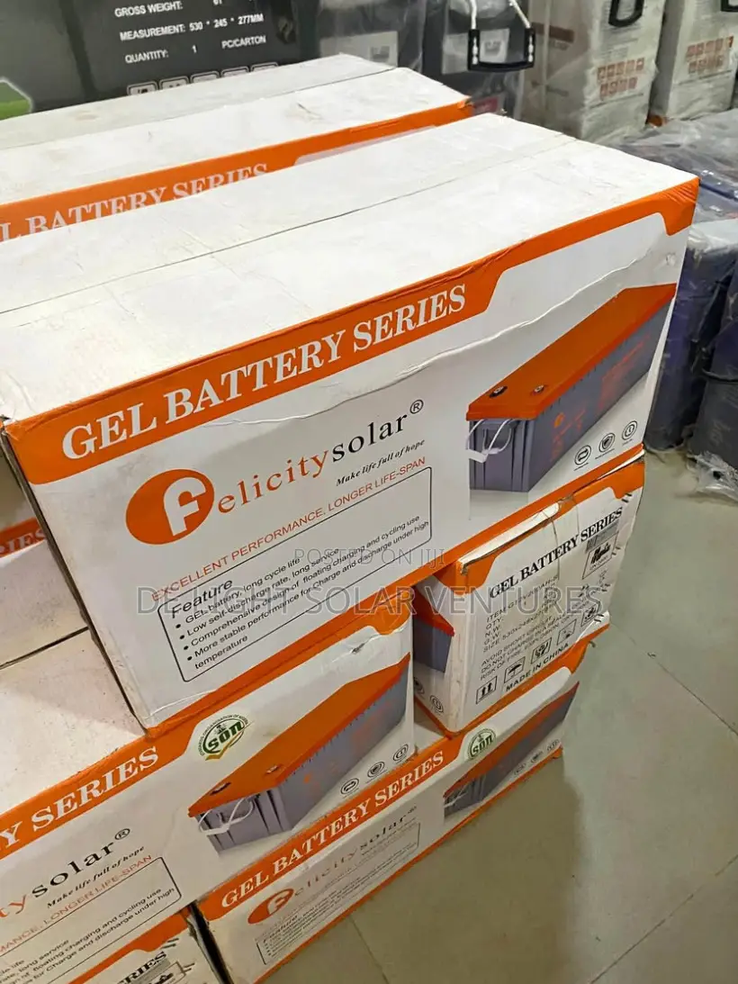 Gel Series Felicity Battery 200ah 12v