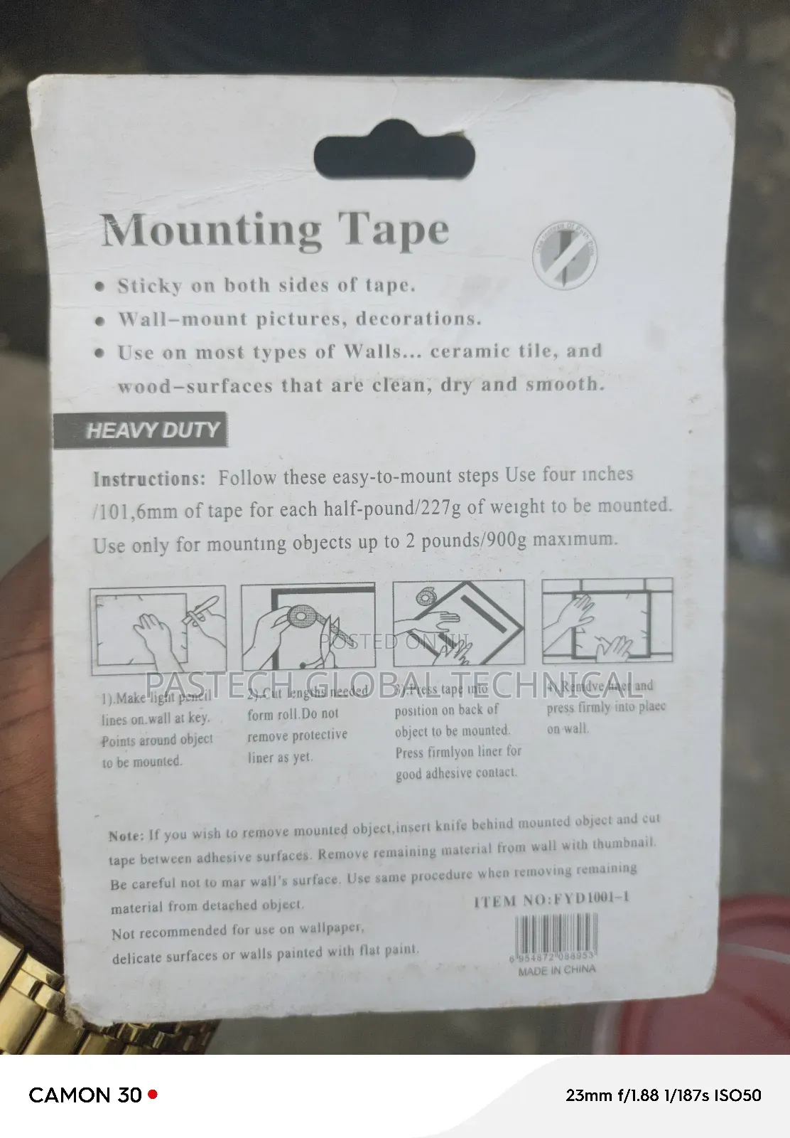 19mm Mounting Tape (Double Sided Tape)
