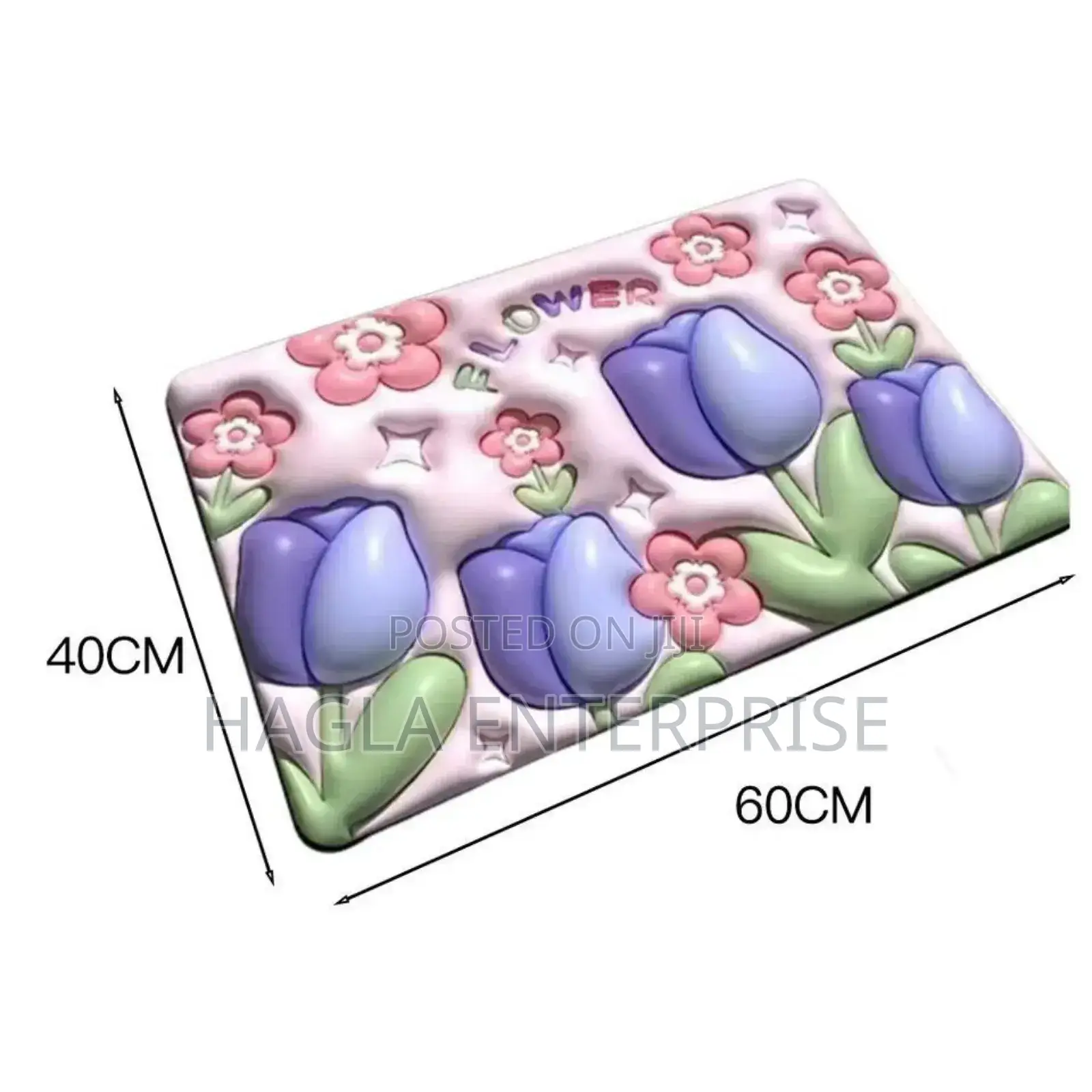 3d Flora Bathroom Mat