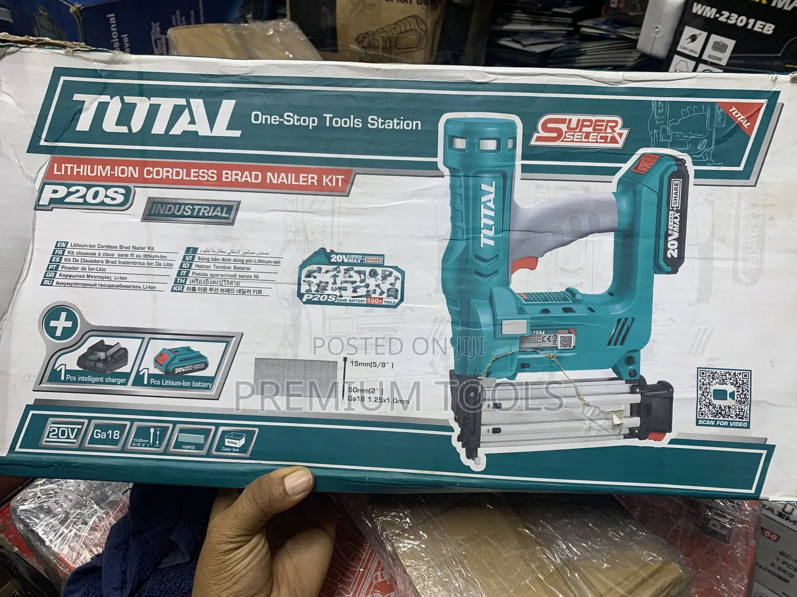 Total Cordless Nailer Kit