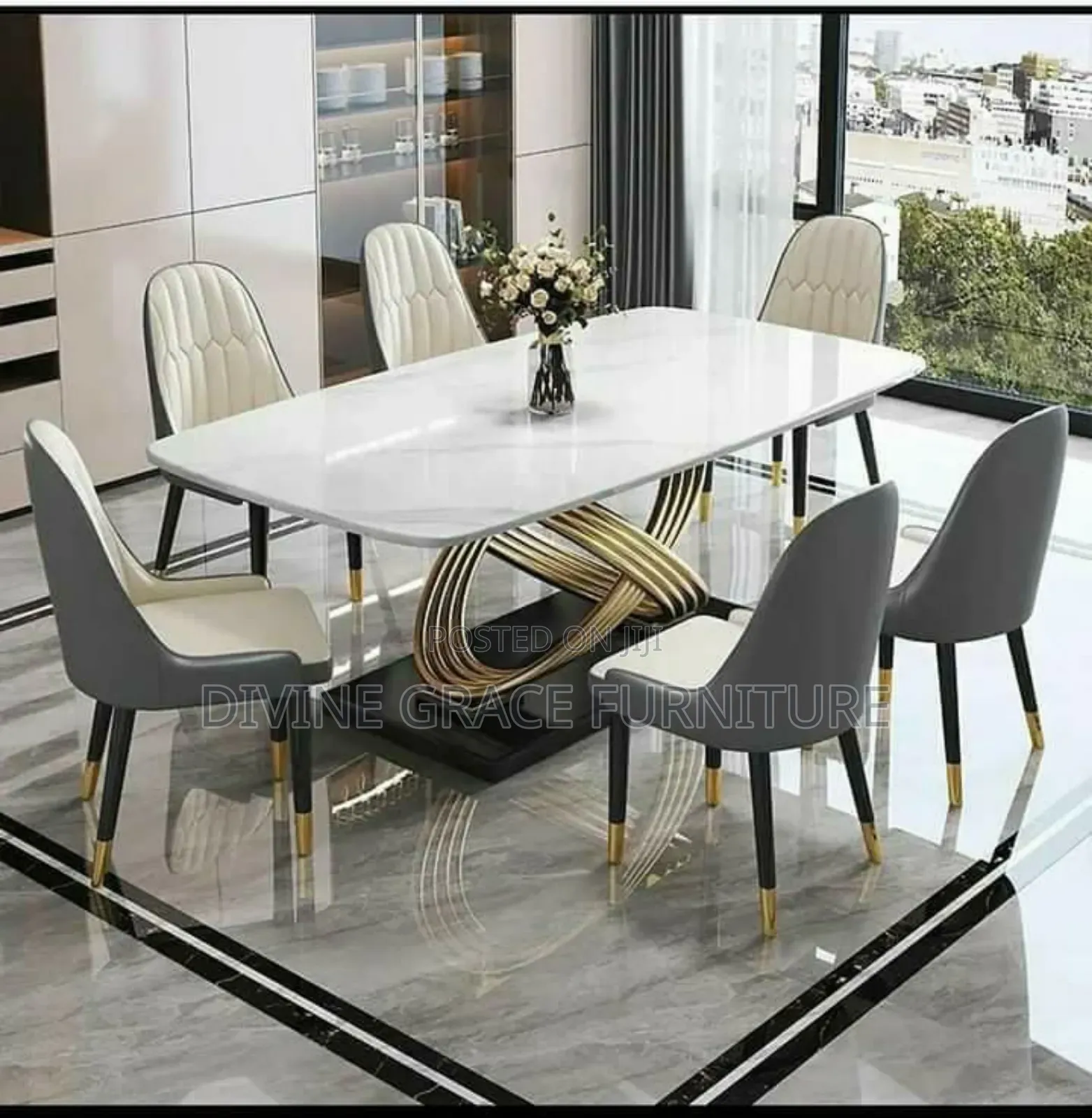 Glam Style Dining Table