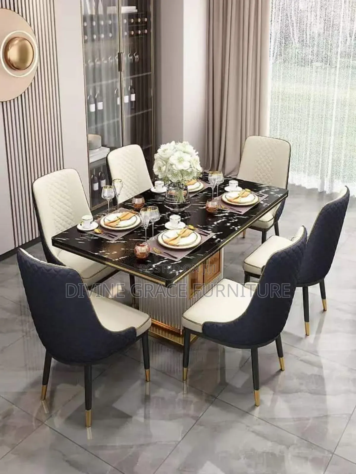 New Italian Design Marble Dining Table