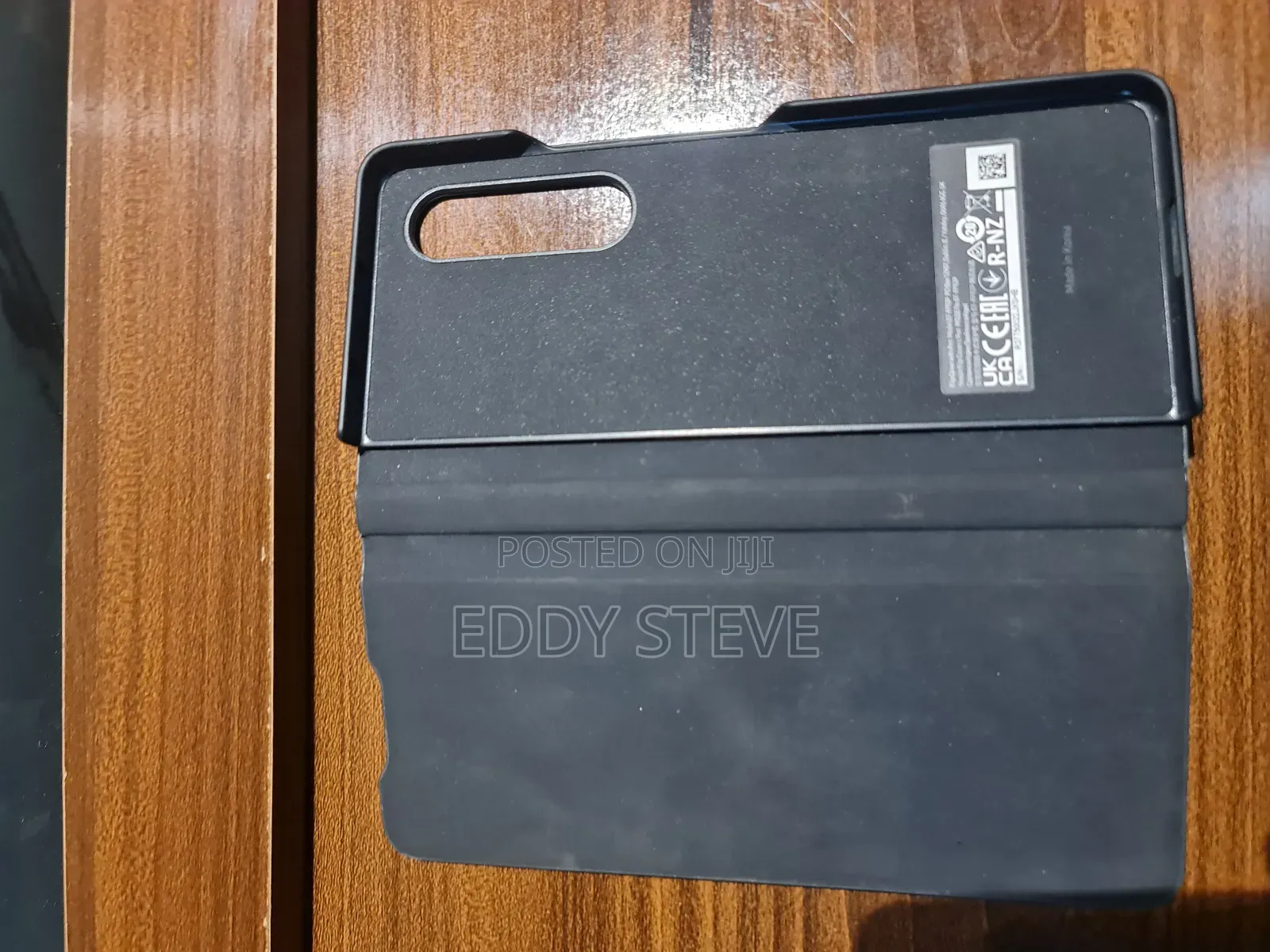 Flip Cover Case for Samsung Galaxy Z Fold3 Black NO S-Pen