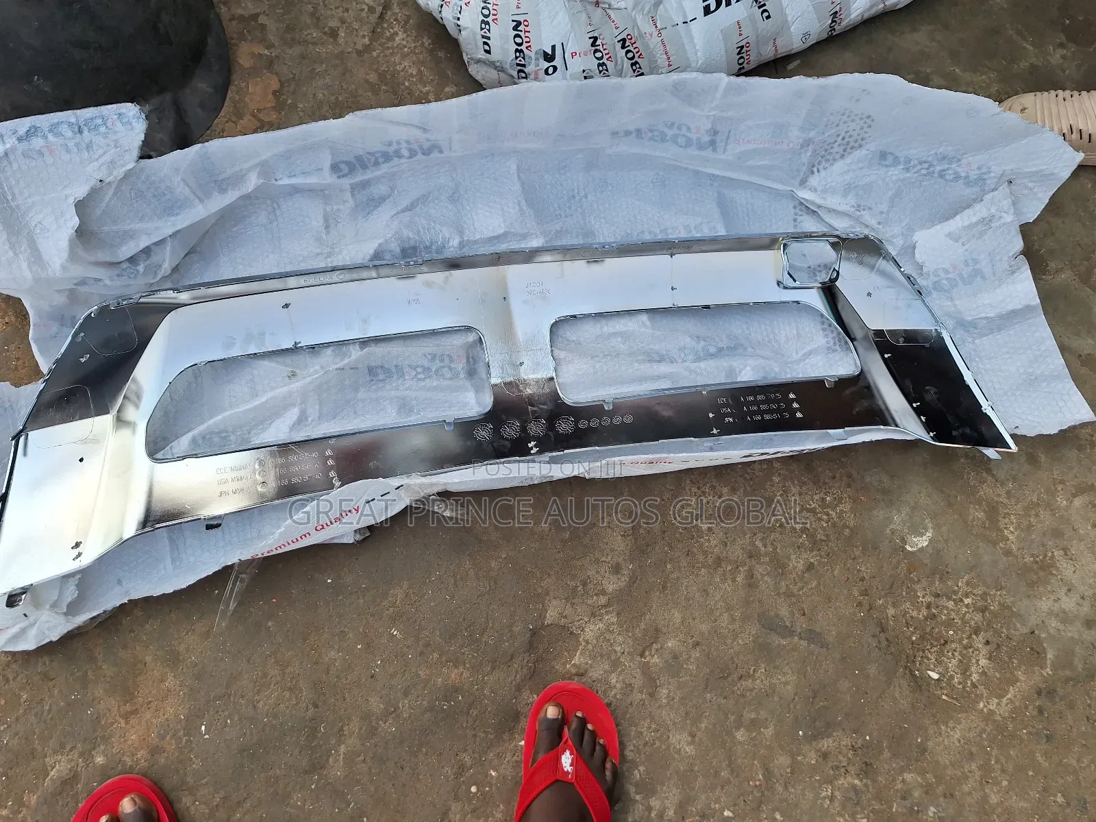 Front Bumper Stainless Chrome for Ml350 166
