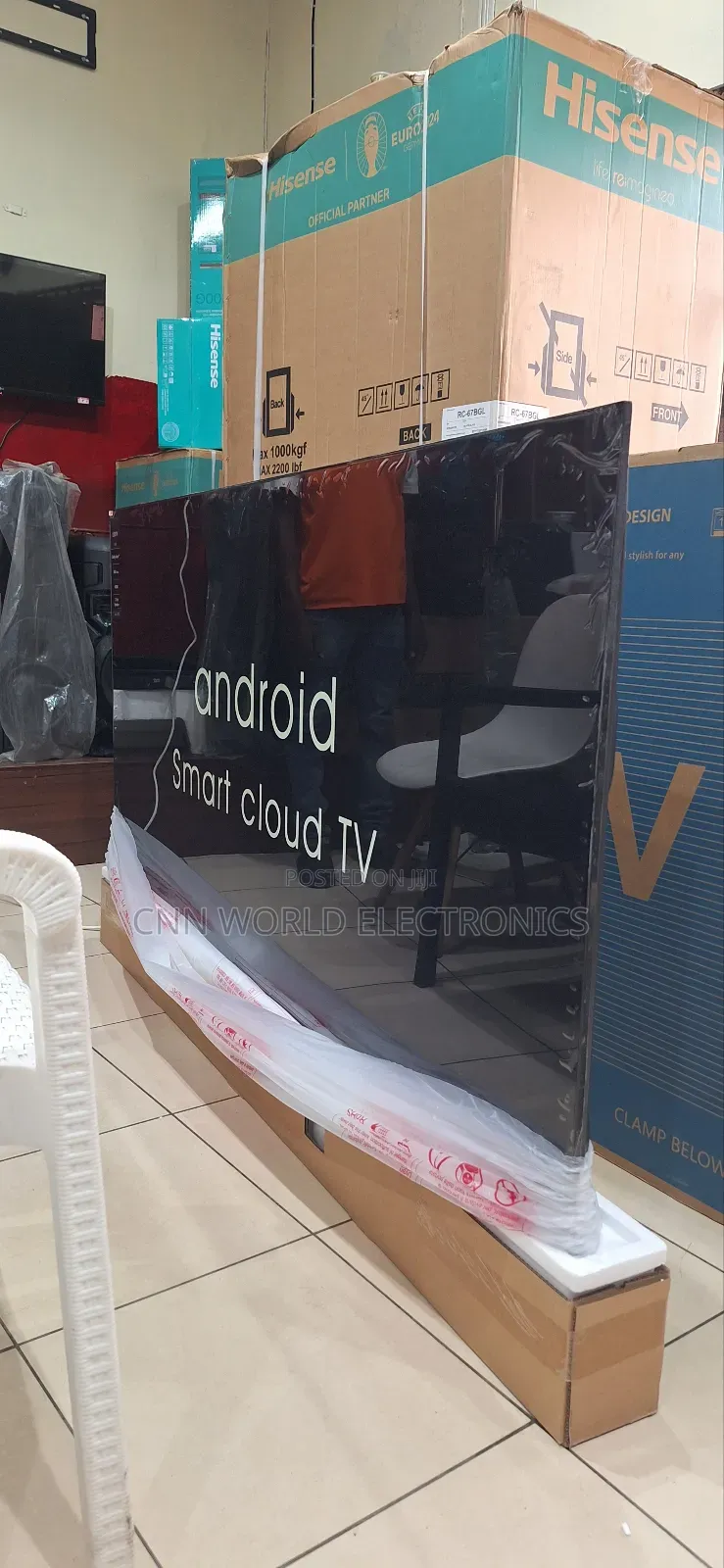 2024made Samsung 85"Inche Uhd Smart Flameless Netflix App