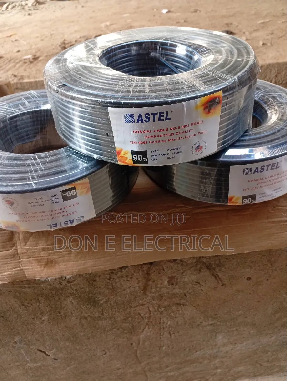 Rg6 Coaxial Cable Astel