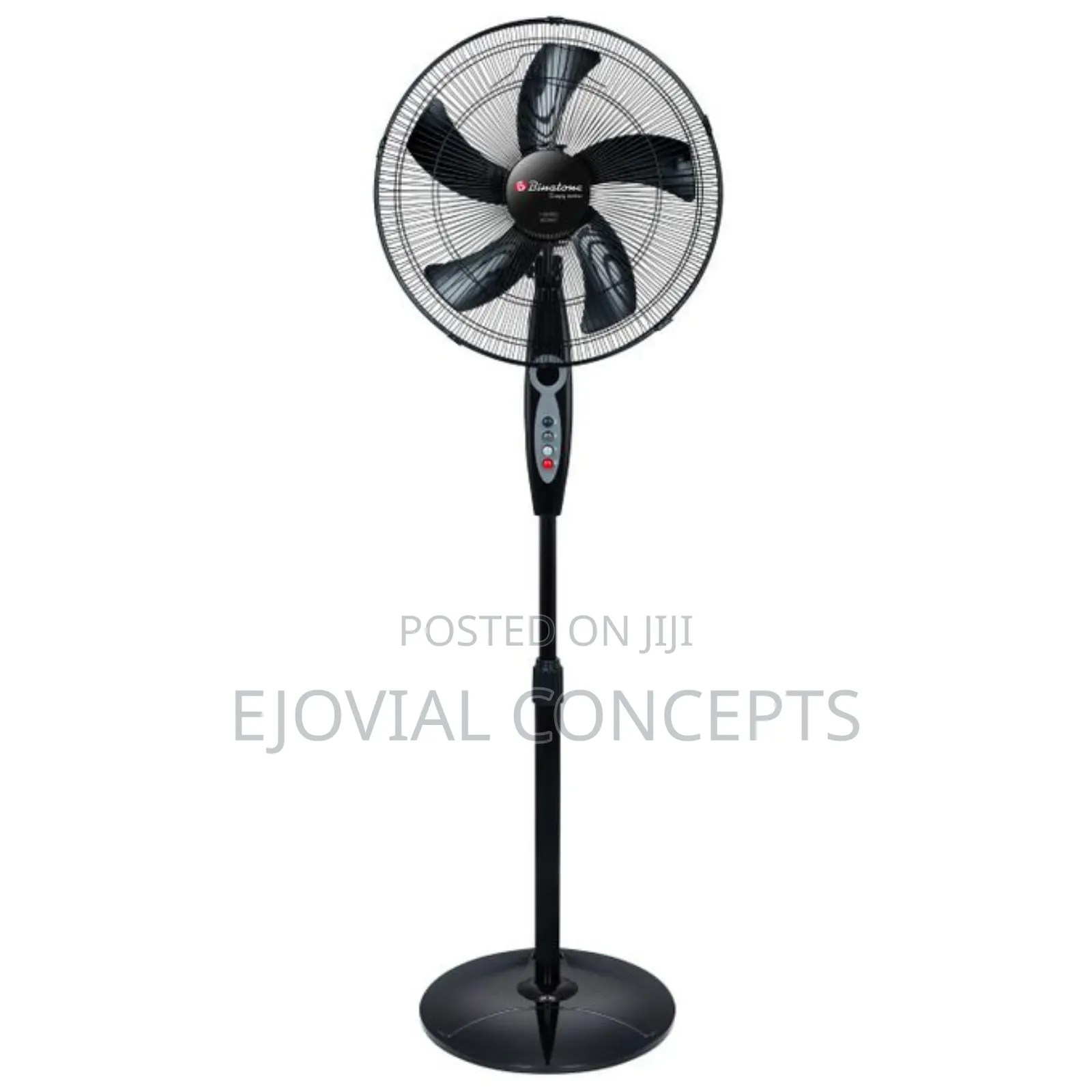 Binatone 1640 Series Stand Fan (VS-1657) - Black