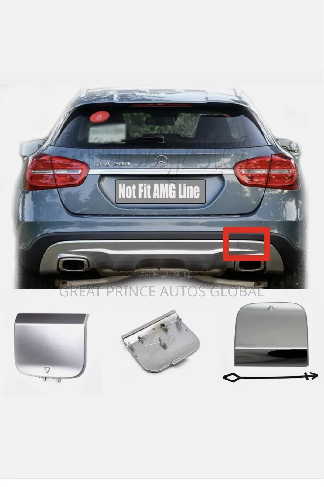 Back Tow Cover GLA 250 2015 Year Model