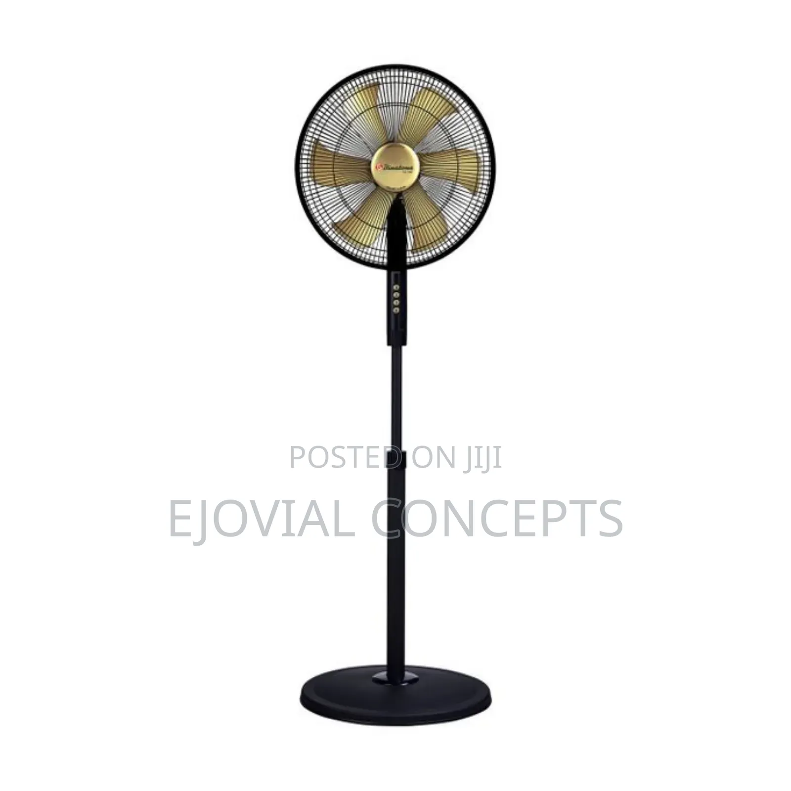 Binatone 1.6 Metre Stand Fan (ITAL 1660) - Black