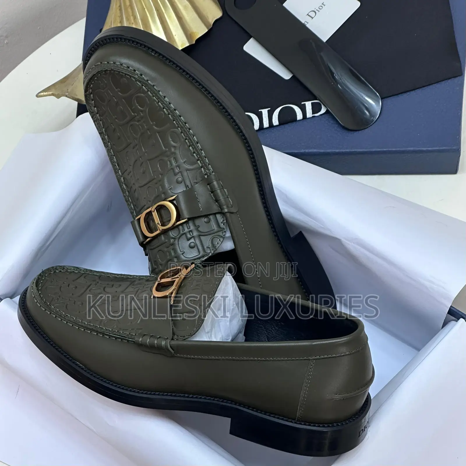 Original Christian Dior Men Leather Shoe
