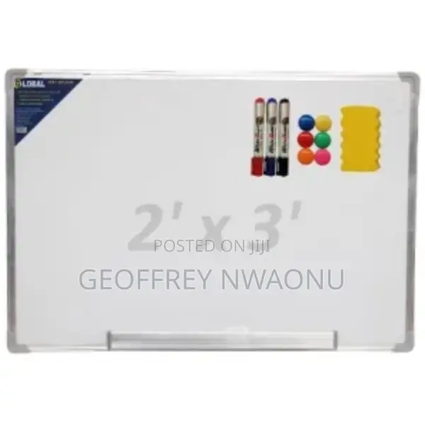 Global Magnetic Board 2x3fts|Dry-Erase Magnetic White Board