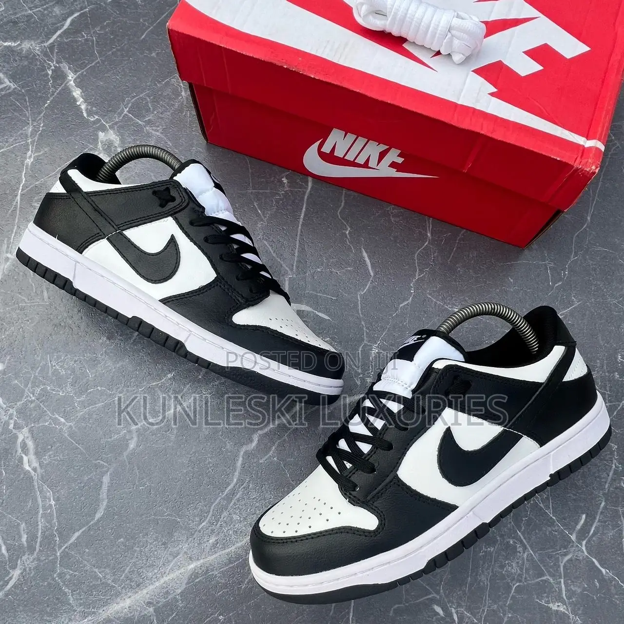 Nike Sb Dunk Low Og Black White High and Low Top Sneakers