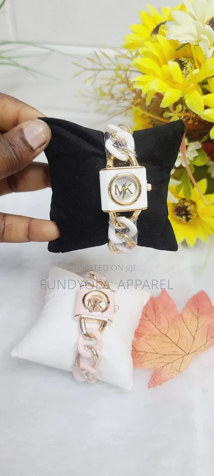 Mk Chain Lock Wristwatch